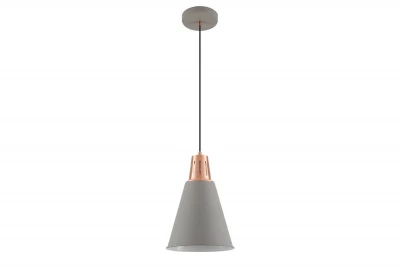 Lámpara de techo Decor Gianni elegante color cobre-gris 22 cm de diámetro 8051
