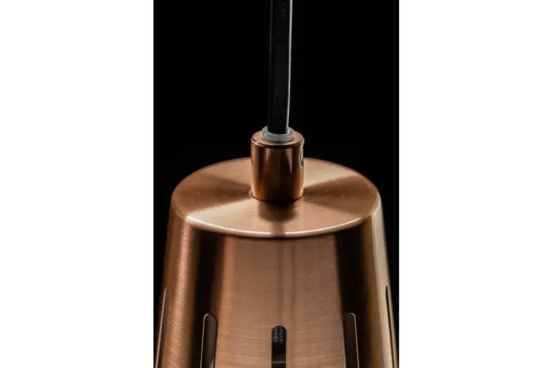 Lámpara de techo Decor Gianni elegante color cobre-gris 22 cm de diámetro 8051