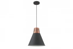 Lámpara de techo Decor Gianni color cobre-negro 32 cm de diámetro 8105
