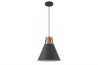 Lámpara de techo Decor Gianni color cobre-negro 32 cm de diámetro 8105