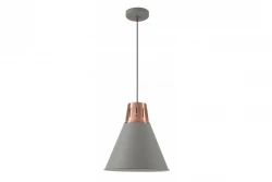 Lámpara de techo Decor Gianni color cobre-gris 32 cm de diámetro 8167