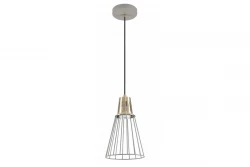 Lámpara de techo Decor Kaliope fashion color gris 18 cm de diámetro 8143