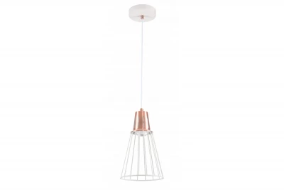 Lámpara de techo Decor Kaliope fashion de alambre color-cobre blanco 18 cm diámetro 8235