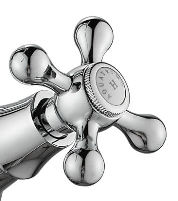 AquaTrimo Windsor classic nostalgic kitchen tap with round spout, chrome 21WS7652CM