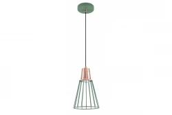 Lámpara de techo Decor Kaliope fashion color verde 18 cm de diámetro 8044