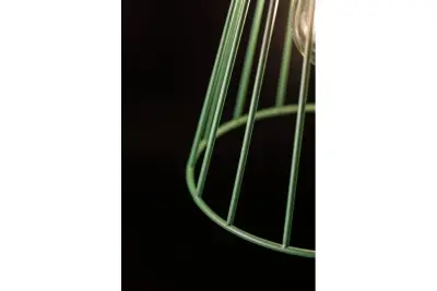 Lámpara de techo Decor Kaliope fashion color verde 18 cm de diámetro 8044