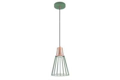 Lámpara de techo Decor Kaliope fashion color verde 18 cm de diámetro 8044