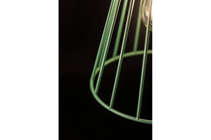 Lámpara de techo Decor Kaliope fashion color verde 18 cm de diámetro 8044