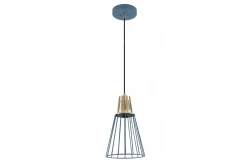 Lámpara de techo Decor Kaliope fashion color azul 18 cm de diámetro 8266