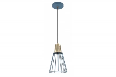 Lámpara de techo Decor Kaliope fashion color azul 18 cm de diámetro 8266