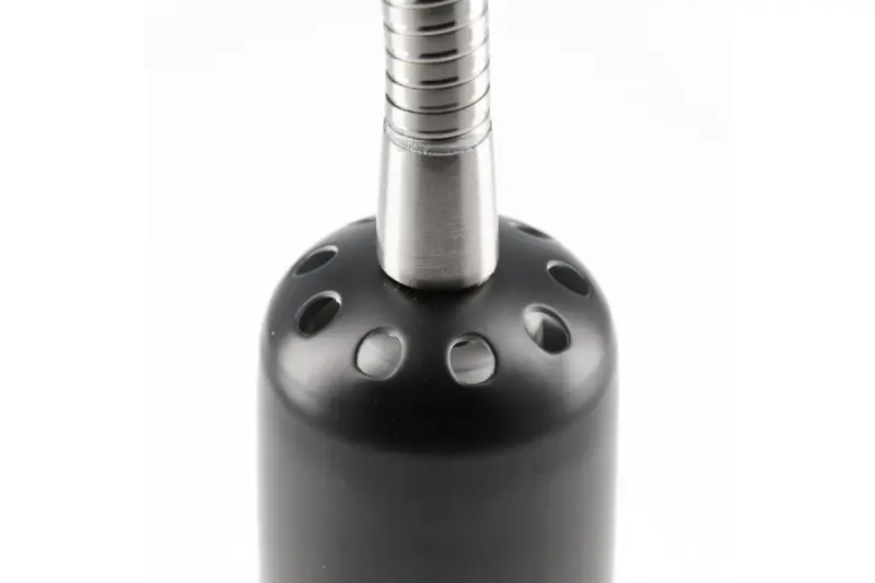 Aplique de pared Decor Etore color negro con brazo metálico 11 cm de diámetro 1860