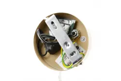 Aplique de pared Decor Etore color beige con brazo metálico de 11 cm de diámetro 1907