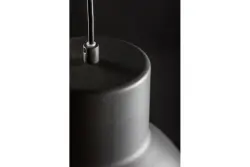 Lámpara de techo Decor Dante negro mate con interior blanco diámetro 27,5 cm 2119