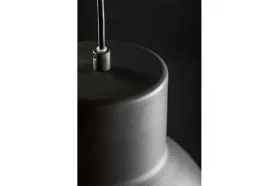 Lámpara de techo Decor Dante negro mate con interior blanco diámetro 27,5 cm 2119