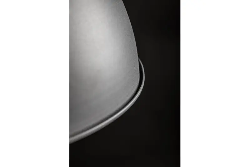 Lámpara de techo Decor Dante negro mate con interior blanco diámetro 27,5 cm 2119