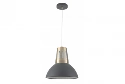 Lámpara de techo Decor Artemia antracita con acabado industrial 34,5 cm de diámetro 2324