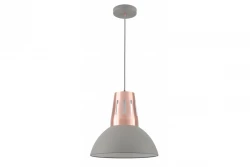 Lámpara de techo Decor Artemia color gris con acabado industrial 34,5 cm de diámetro 2447