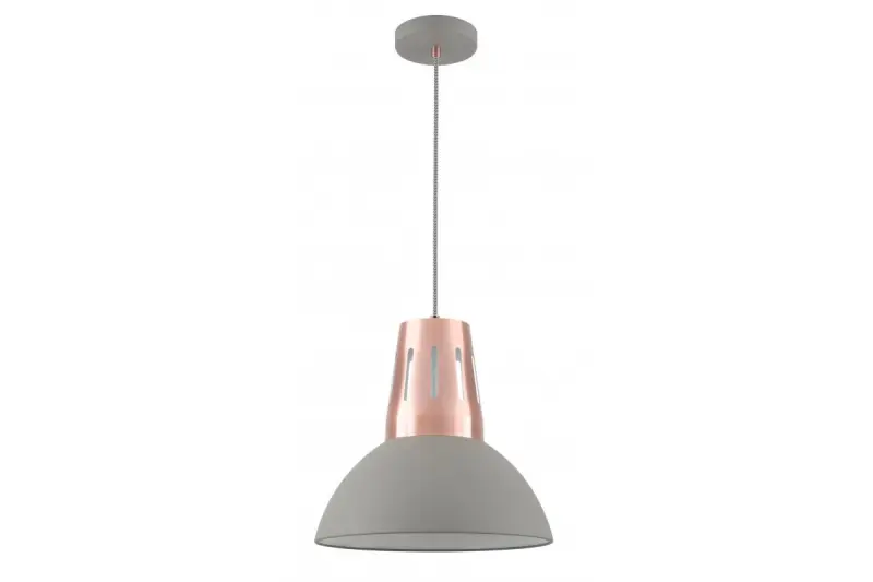 Lámpara de techo Decor Artemia color gris con acabado industrial 34,5 cm de diámetro 2447