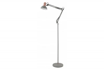 Lámpara de pie Decor Artemia color gris brazo largo metálico diámetro 16,5 cm 2300