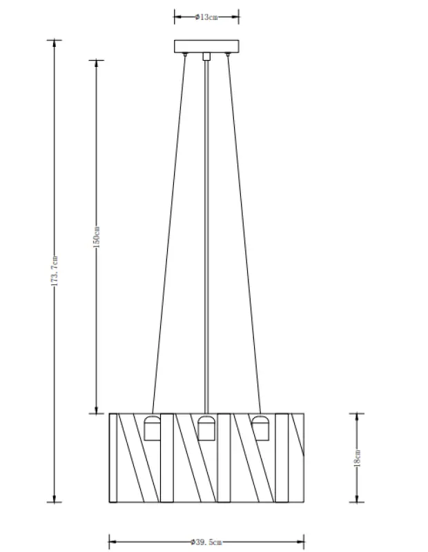 Lámpara de techo Decor Melody color negro con máx. 3 bombillas diámetro 39,5 cm 2638