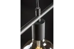 Lámpara de techo Decor Lija color gris cuadrada de un solo portalámparas 2836