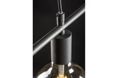 Lámpara de techo Decor Lija color gris cuadrada de un solo portalámparas 2836