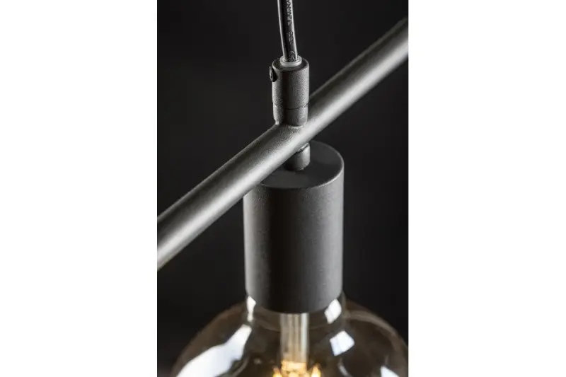 Lámpara de techo Decor Lija color gris cuadrada de un solo portalámparas 2836