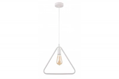 Decor Gija white single triangular pendant lamp 2812