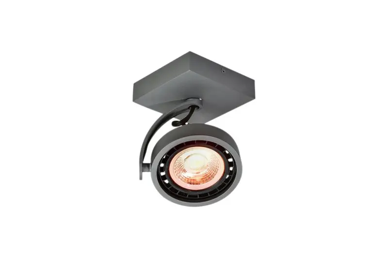 Aplique de techo Decor Wally o aplique de pared antracita en cabeza móvil 1 portalámparas 4281