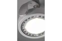 Lámpara de techo Decor Wally o aplique de pared color blanco con cabezal móvil 1 portalámparas 4342