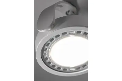 Lámpara de techo Decor Wally o aplique de pared color blanco con cabezal móvil 1 portalámparas 4342
