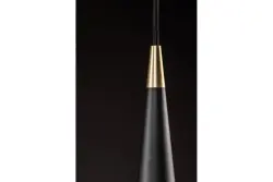 Lámpara de techo Decor Evi de aluminio color negro 4410
