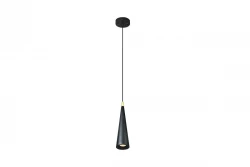 Lámpara de techo Decor Evi de aluminio color negro 4410