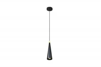 Lámpara de techo Decor Evi de aluminio color negro 4410