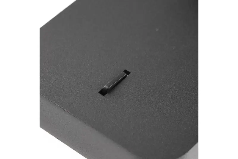 Aplique Decor Elli color negro moderno con interruptor y 1 portalámparas 4533