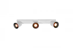 Lámpara de techo Decor Elli color blanco moderno con 3 portalámparas 4502
