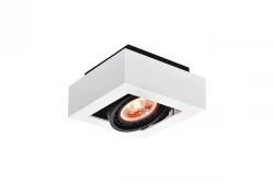 Plafón Decor Loid funcional color blanco de 1 foco con 1 portalámparas 4632