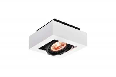 Plafón Decor Loid funcional color blanco de 1 foco con 1 portalámparas 4632