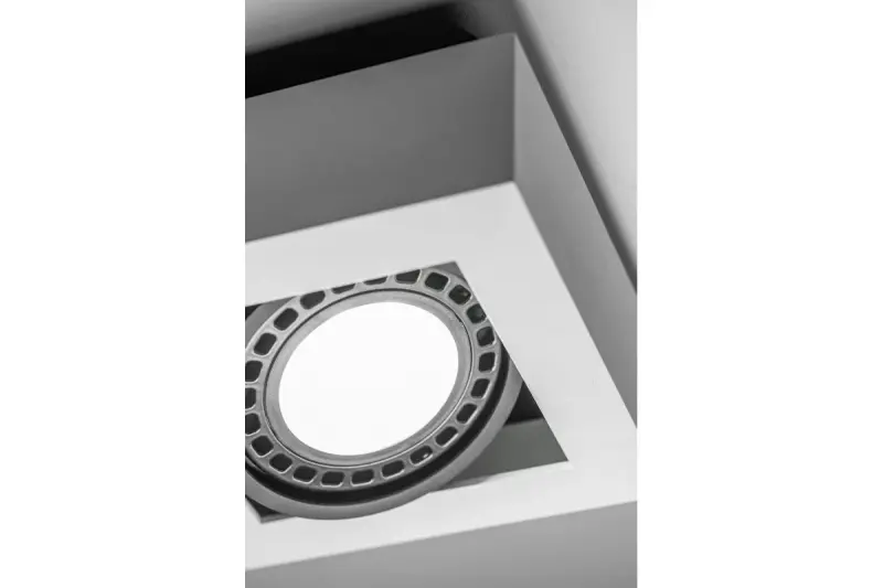 Plafón Decor Loid funcional color blanco de 1 foco con 1 portalámparas 4632