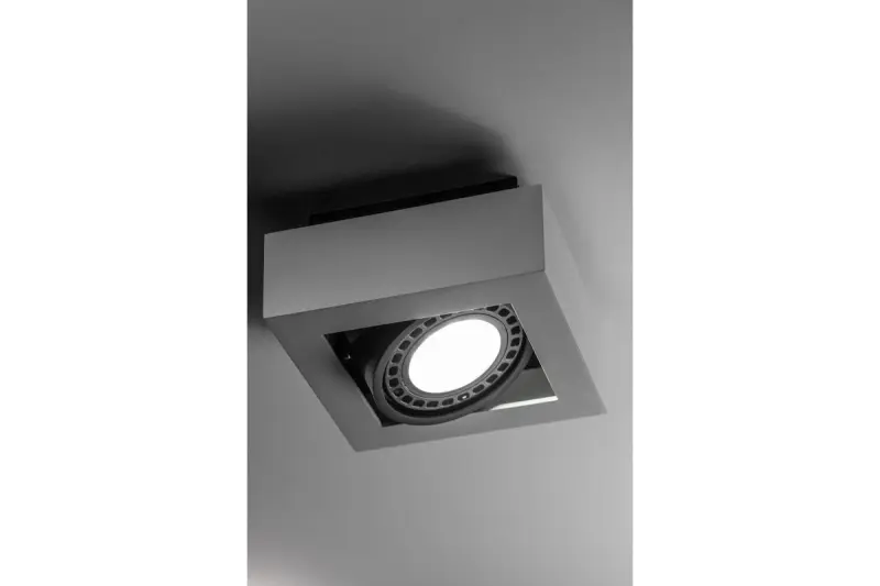 Plafón Decor Loid funcional color blanco de 1 foco con 1 portalámparas 4632