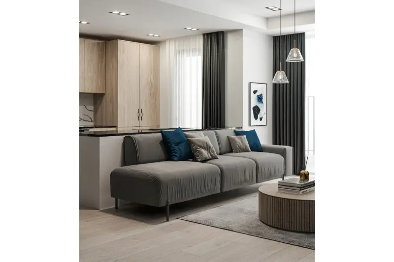 Lámpara Decor Milo empotrable de techo sin marco color negro con 2 proyectores 4755