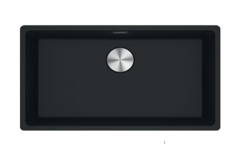 Franke Maris MRG 110-72 Fragranite Matt negro fregadero de montaje inferior