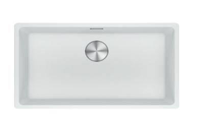 Franke Maris MRG 110-72 Fragranite polar white undermount sink