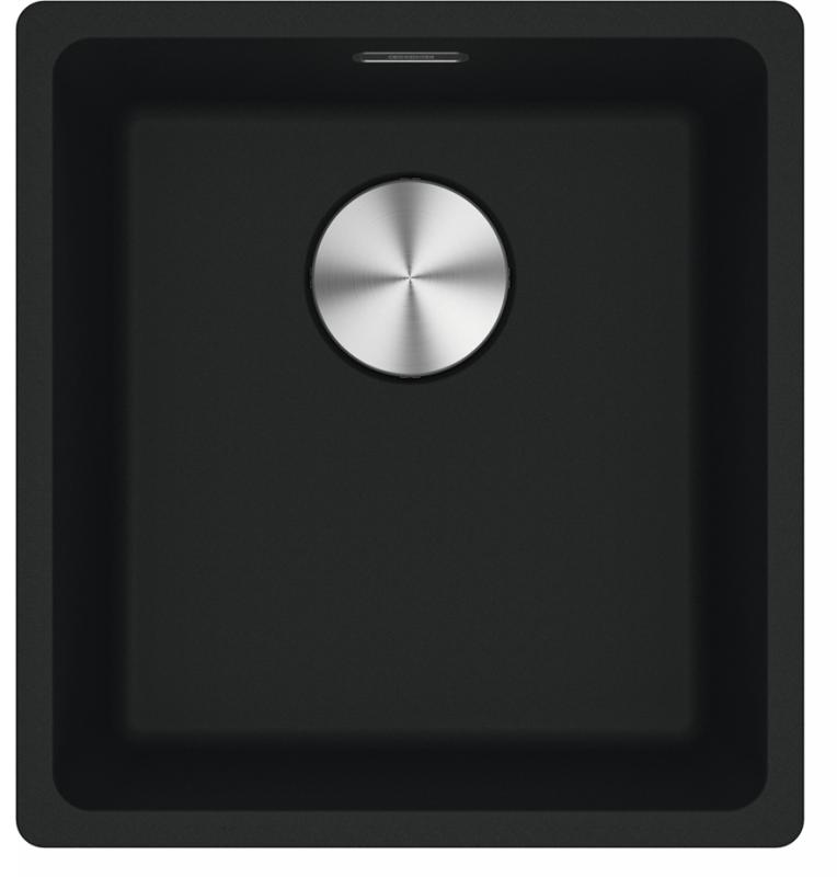 Franke Maris MRG 110-37 Fragranite mate negro fregadero de subestructura