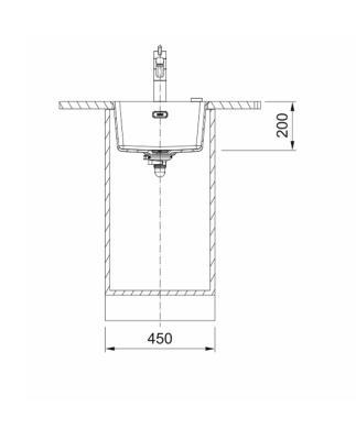 Franke Maris MRG 110-37 Fragranite Onyx Undermount Sink