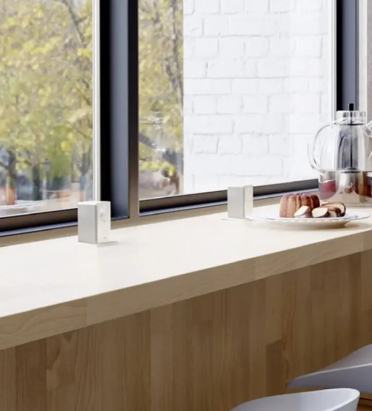 Enchufe Indux Push extensible blanco con toma de tierra tipo E, con 1xUSB A y 1xUSB C y tapa de acero inoxidable 1208957929