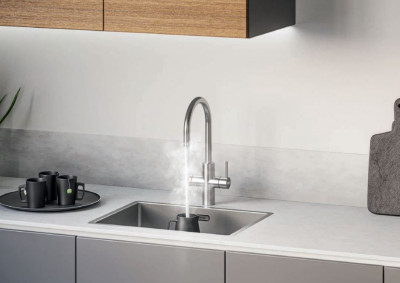 Franke Maris water hub 4L boiler 3-in-1 with Touch electronic boiling water tap stainless steel with water hub bypass 1208957944