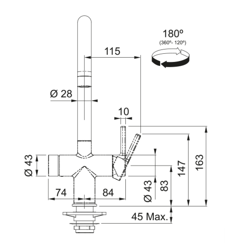 Franke Maris water hub 4L boiler 3-1 con grifo electrónico de agua hirviendo Touch, negro mate con bypass de waterhub 1208957950