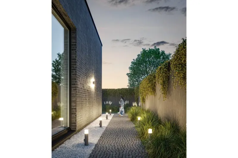 Aplique de jardín Corta antracita para 2 bombillas 1289002