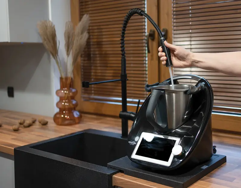 Escurridor Aquadesign Unix granito 35x35cm negro 1208958214